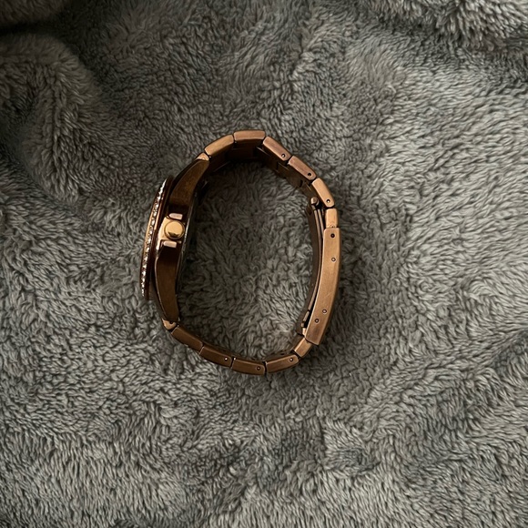 Fossil | Riley Rose Gold Colored Stainless Steel Watch - Picture 3 of 6